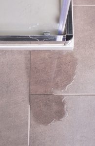 leaking shower water damage